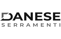 Logo di Danese Serramenti, tra le realtà che hanno lavorato con didardo